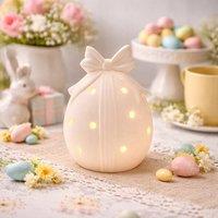 Eggs-traordinary Gift Co LED Egg Ornament Medium in Off-White