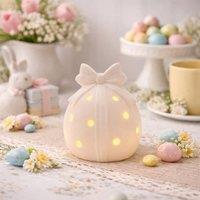 Eggs-traordinary Gift Co LED Egg Ornament Small in Off-White