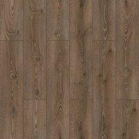 Vinyl Flooring UK Step 8mm Click Laminate Flooring Wood Effect-8 Planks-Covers 1.861sqm in Brown