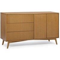 Teamson Home Tremolo Wooden Sideboard 3 Drawers 2 Doors in Natural