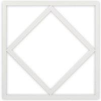 ENER-J Pack of 6 Double Square Borderline LED 60x60 40W 4000 Lumens 3 Years P in White