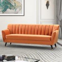 Artemis Home Morgan 3 Seat Sofa in Orange