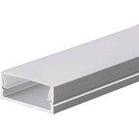 ENER-J 17x7mm Aluminium LED Profile with PC Cover 2m Kit (4) in White