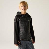 Regatta Junior Andreson Hybrid Quilted Jacket in Jet Black | Size: 15-16 Years
