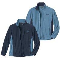 Atlas for Men Men's Fleece Jacket Pack of 2 in Duck Egg Blue | Size: Medium
