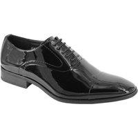 Goor Men's Patent PU Oxfords in Black | Size: 13