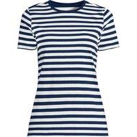Lands' End Women's Plus Supima Short Sleeve Crew Neck T-shirt in Mid Navy | Size: 20-22