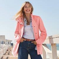 Lands' End Women's Squall Packable Raincoat in Dusty Pink | Size: 8