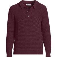 Lands' End Men's Chenille Polo in Burgundy | Size: 2XL