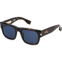 Police Men's SPLP33-540722 Square/Rectangle Sunglasses in Brown