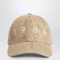 1989 Studio Men's Embroidered Baseball Cap in Beige