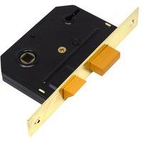 Yale Essentials 3 Lever Sashlock in Brown