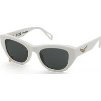Zadig & Voltaire SZV459-5103GF Butterfly Sunglasses in White