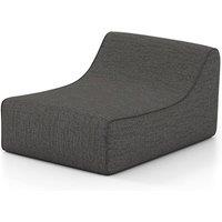Costway Inflatable Lounge Chair Ergonomic Blow Up Lazy Sofa w/Detachable Cover in Grey