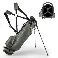 Costway Golf Stand Bag Ultra Lightweight Golf Bag with 4-Way Top Dividers in Green