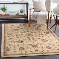 Livabliss Riley Vintage Traditional Boho Living Rug in Natural | Size: 160 cm x 230 cm