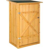 tectake Garden Shed Taman in Brown | Size: Large