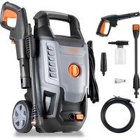 VonHaus 1600W Portable Pressure Washer in Grey