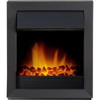 Adam Fires & Fireplaces Adam Vancouver Electric Fire in Black