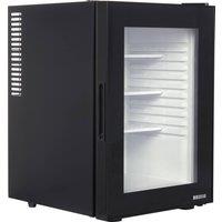 Corby of Windsor Corby Eton 40L Glass Door Minibar in Black - UK Plug