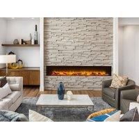 Acantha Fires & Fireplaces Acantha Aspire 200 Fully Inset Media Wall Electric Fire in Black
