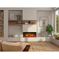 Acantha Fires & Fireplaces Acantha Aspire 75 Panoramic Media Wall Electric Fire in Black