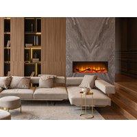 Acantha Fires & Fireplaces Acantha Aspire 100 Fully Inset Media Wall Electric Fire in Black