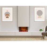 Acantha Fires & Fireplaces Acantha Aspire 50 Panoramic Media Wall Electric Fire in Black