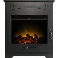 Adam Fires & Fireplaces Adam Holston Electric Inset Stove in Black with Remote Control