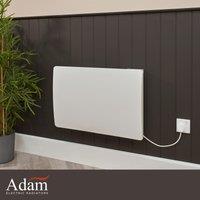 Adam Fires & Fireplaces Solis 1500W Ceramic Core Electric Radiator in White