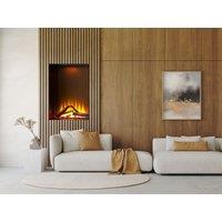 Acantha Fires & Fireplaces Acantha Aspire 50 Portrait Fully Inset Media Wall Electric Fire in Black