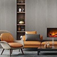Fuse Acoustic Wall Panels Acoustic Wooden Wall Panel in Grey Oak, 2.4m x 0.6m