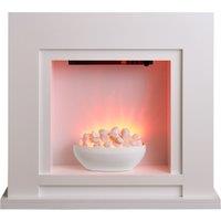Sureflame Mondrian Electric Fireplace Suite in White