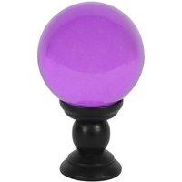 KDMD Large Purple Crystal Ball on Stand