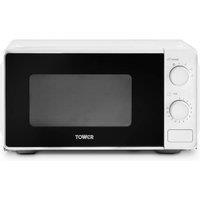 Tower 20L 800W Microwave in White