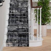 Kukoon 3ft - 39ft Grey Mottled Stair Carpet Long Hallway Runner Rug | Size: 70 cm x 10970 cm