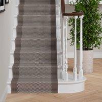 Kukoon 3ft - 39ft Grey Stair Carpet Long Hallway Custom Size Runner Rug | Size: 70 cm x 6400 cm