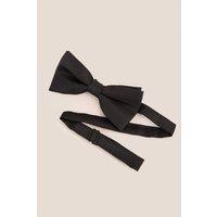 Oswin Hyde Men's Black Self Texture Bowtie