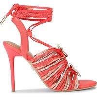 Carvela Women's 'Marina High Tie' Heels in Orange | Size: 4