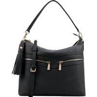 Paul Costelloe Women's Azores Leather Multi Way Day Bag in Black