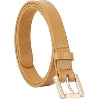 Paul Costelloe Women's Bess Leather Belt in Red | Size: Large