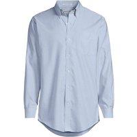 Lands' End Men's Non-iron Supima Oxford Shirt, Traditional Fit in Blue | Size: 16.5 neck/34 sleeve