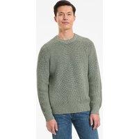 Lands' End Men's Marled Crew Neck Drifter Jumper in Light Green | Size: Medium
