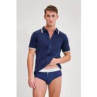 Ellesse Men's Corvari Shirt in Navy | Size: Large
