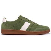 Clarks Men's Seco Speed Green Suede Trainers, Lace Up | Size: 12-Standard Fit