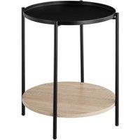 tectake Bedside Table Sunderland in Light Oak