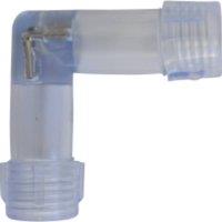 Eagle L Coupler For Led Rope 30 x 30 x 20mm in Clear