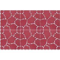 St Helens Patio & Deck Tiles, Brick Red (6 Pack) in Dark Red