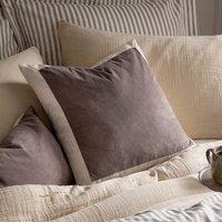 Yard Auden Matte Velvet Cushion in Taupe | Size: 50 cm x 50 cm