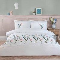 Rapport Home Gardenia Floral Polycotton Duvet Cover Set with Pillowcase | Size: Super King